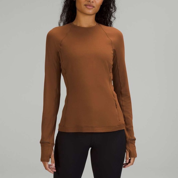 Lululemon • It’s Rulu Run Long Sleeve Shirt - Roasted Brown - Picture 1 of 6